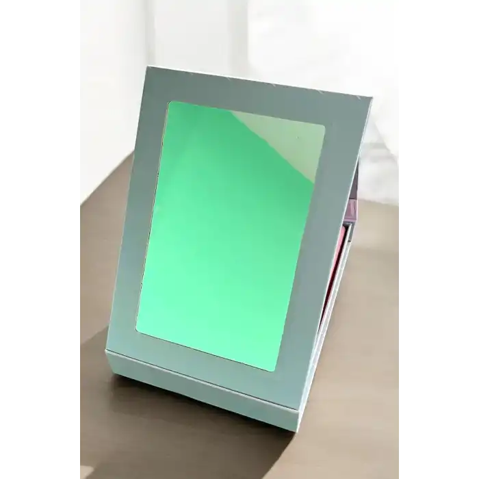 Yeşil Renk Ayna Detaylı Takı Organizeri