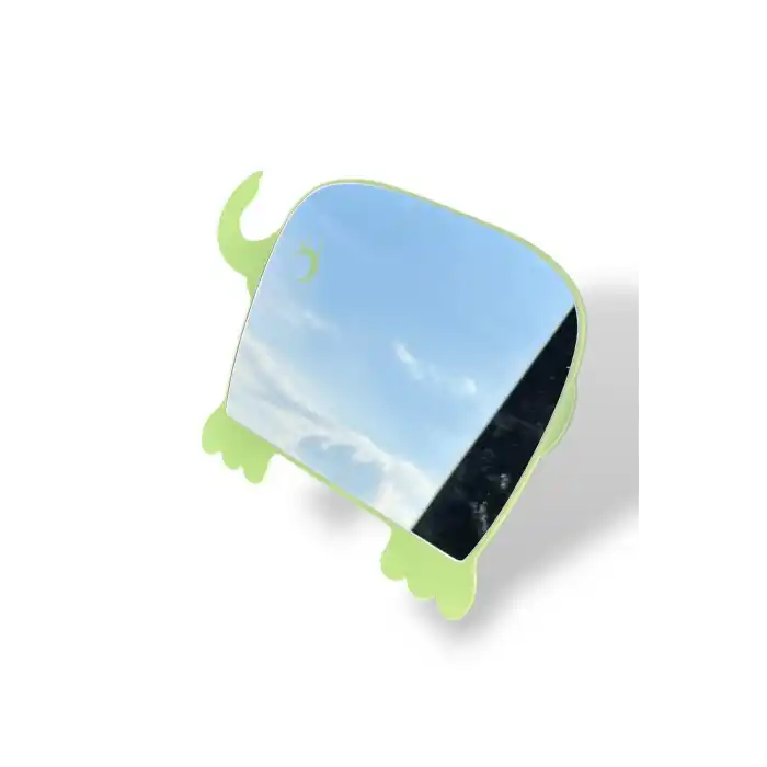 Yeşil Renk Fil Figürlü Masa Aynası