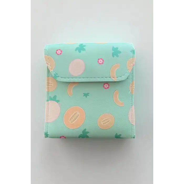 Yeşil Renk Kavun Figürlü 12li Manikür Pedikür Seti