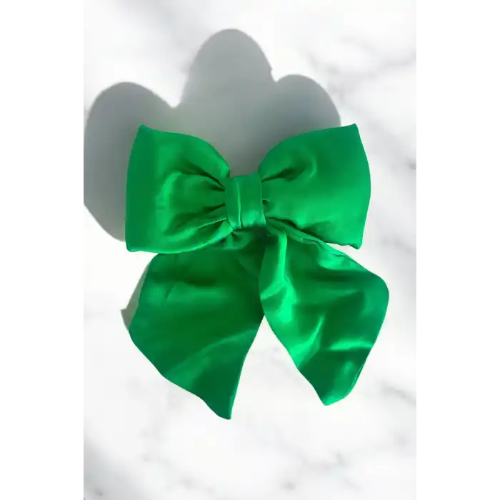 Yeşil Renk Kurdele Figürlü Otomat Toka