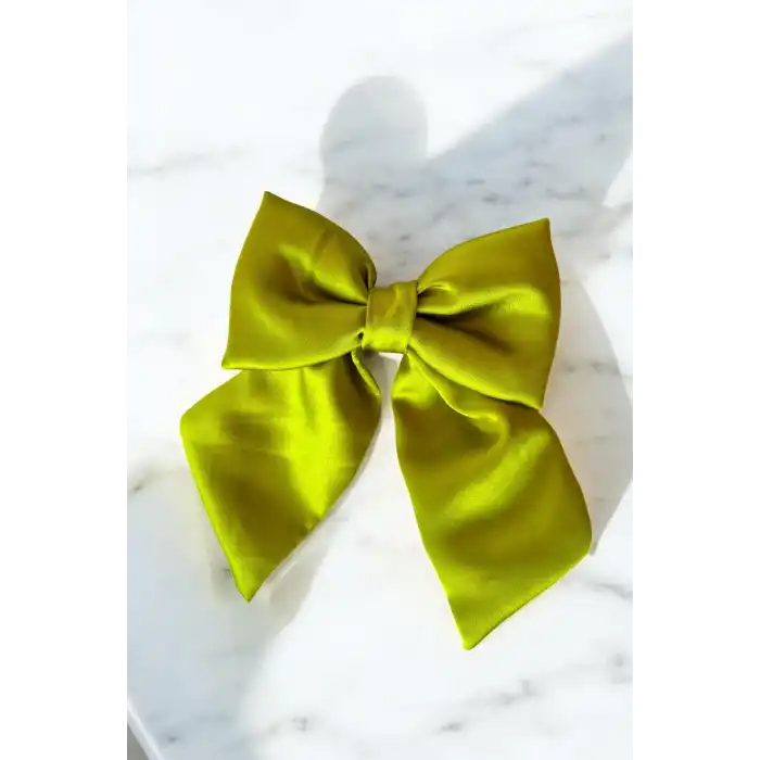 Yeşil Renk Kurdele Figürlü Otomat Toka