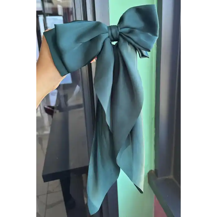 Yeşil Renk Kurdele Figürlü Otomat Toka