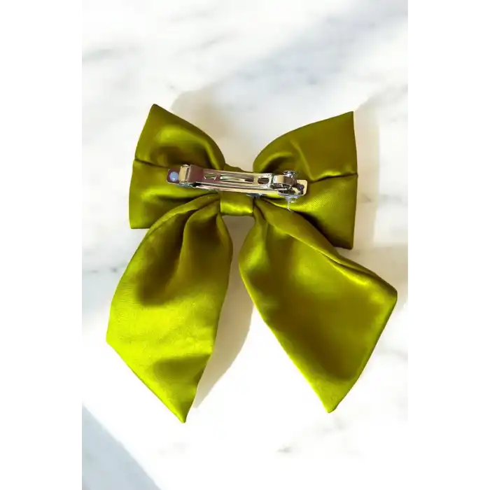 Yeşil Renk Kurdele Figürlü Otomat Toka