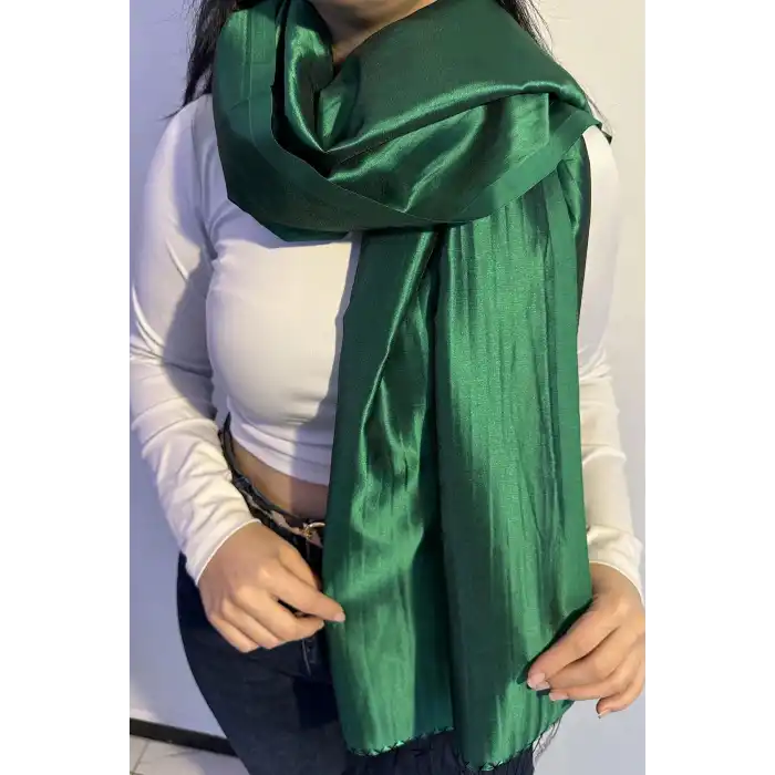 Yeşil Renk Tafta Şal