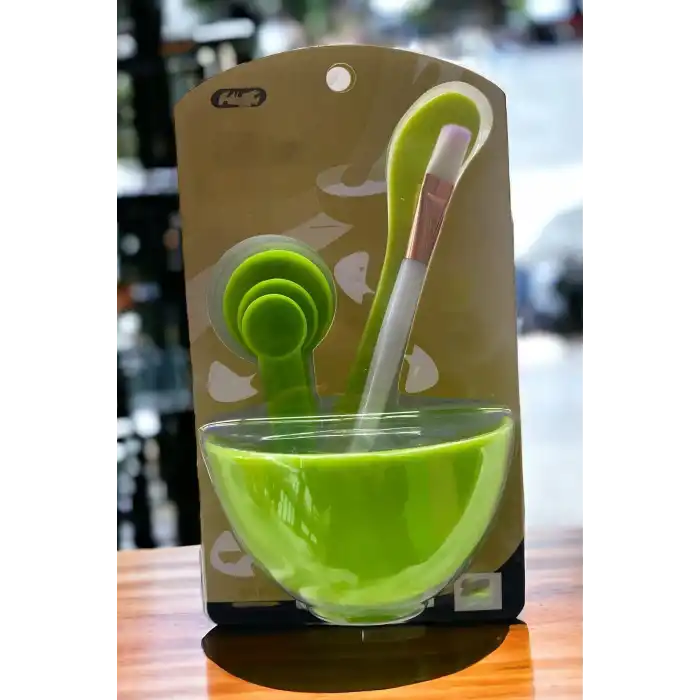 Yeşil  Renk Yüz Maskesi Karıştırma Kabı (Küçük Boy)