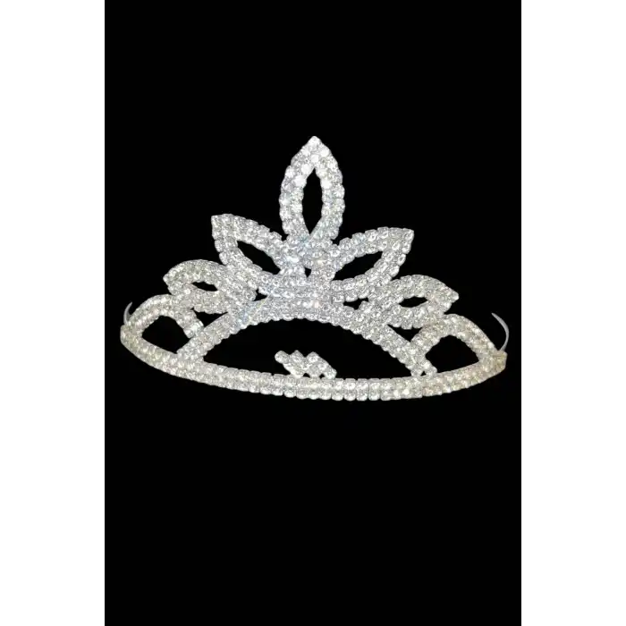 Zirkon Taşlı Gelin/Kına/Nişan/Söz Tasarım Taç