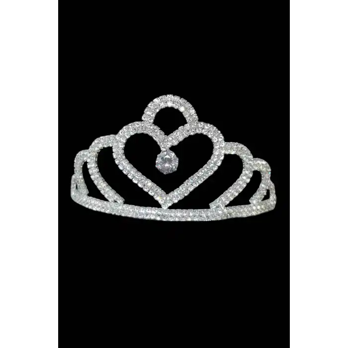 Zirkon Taşlı Gelin/Kına/Nişan/Söz Tasarım Taç