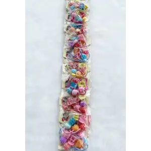 10lu 40 Adet Çilek Figürlü Toka Set