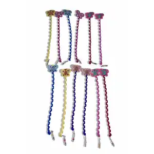 12li Karışık Renk Kelebek Figürlü Çocuk Toka Set