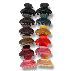 12li Karışık Renk Mandal Toka Set