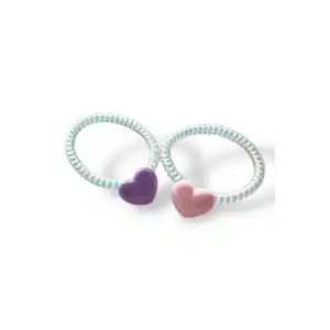 2li Kalp Figürlü Helezon Toka Set