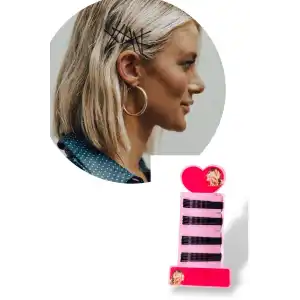 24lü Siyah Renk Tel Toka