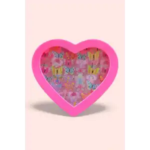 36lı Karışık Renk Kelebek Figürlü Çocuk Yüzük Set