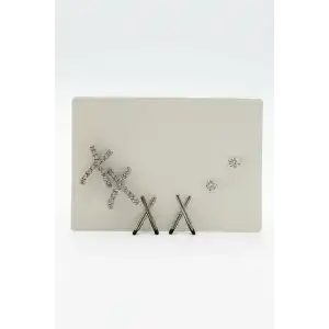 6lı Gümüş Renk Taş Detaylı Küpe Set