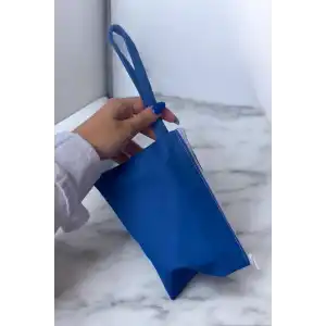Açık Mavi Renk Cüzdan/El Çantası (Küçük Boy)