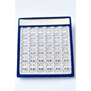 Altın Renk 36lı Taş Detaylı Küpe Set