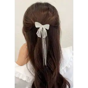 Altın Renk Kurdele Figürlü Taşlı Otomat Toka