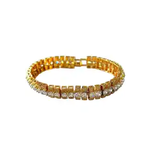 Altın Renk Taş Detaylı VİP YSX Bileklik