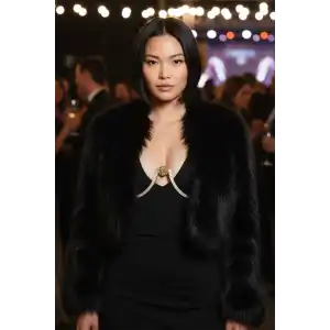 Altın Renk Vücut Aksesuarı/ Göğüs Zinciri