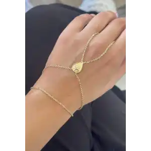 Altın Renk Yıldız Figürlü Şahmeran