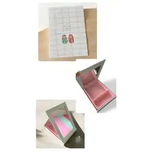 Beyaz Renk Ayna Detaylı Takı Organizeri