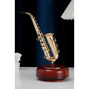 Dekoratif Saksafon Müzik Kutusu