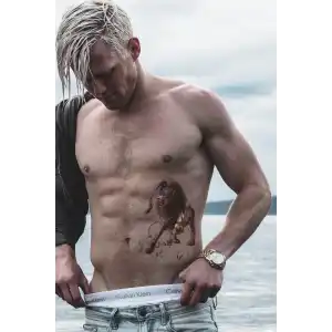 Geçici Aslan Dövme Tattoo