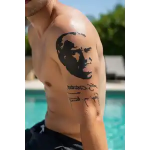 Geçici Atatürk Dövme Tattoo