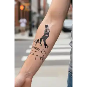Geçici Atatürk İmza Dövme Tattoo