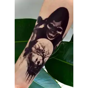 Geçici Azrail Dövme Tattoo