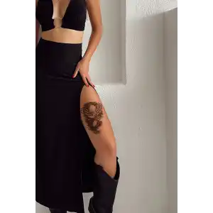 Geçici Baykuş Dövme Tattoo