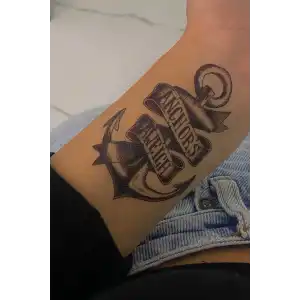 Geçici Çapa Figürlü Dövme Tattoo