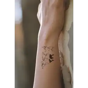 Geçici Dünya Mini Dövme Tattoo