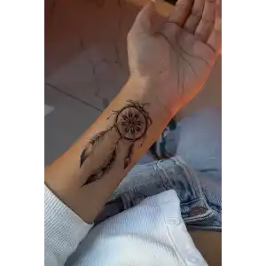 Geçici Düş Kapanı Figürlü Dövme Tatto