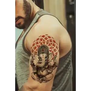 Geçici Fil Dövme Tattoo