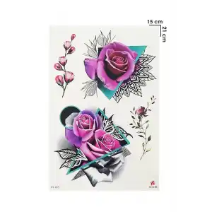 Geçici Gül Dövme Tattoo