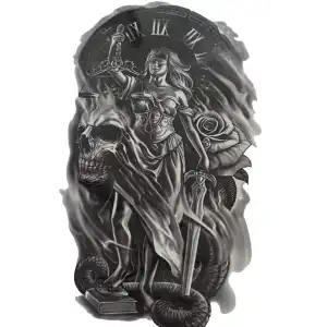 Geçici Heykel Figürlü Dövme Tattoo