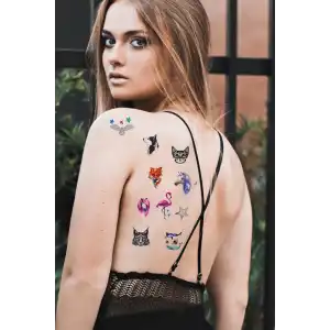 Geçici Karışık Dövme Tattoo