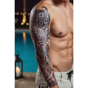 Geçici Kol Dövme Tattoo