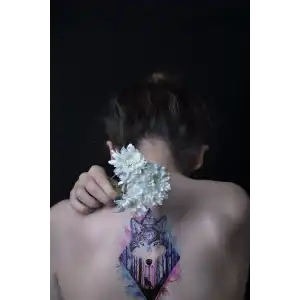 Geçici Kurt Dövme Tattoo