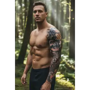 Geçici Kurukafa ve Saat Kol Dövme Tattoo