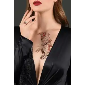 Geçici Kuş Dövme Tattoo