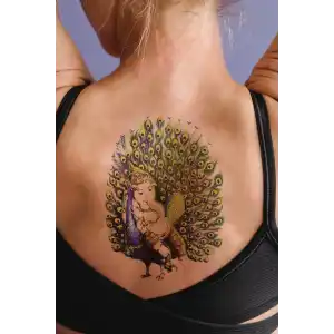 Geçici Tavuskuşu Dövme Tattoo