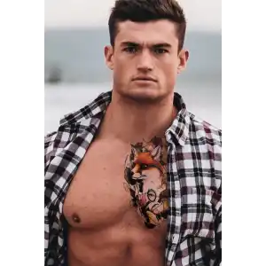 Geçici Tilki Dövme Tattoo