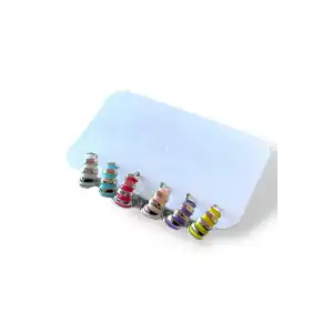 Gümüş Renk 6lı YSX Halka Küpe Set