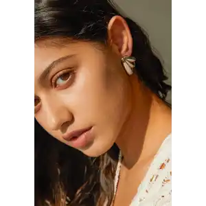 Gümüş Renk Çelik Küpe (Çift)