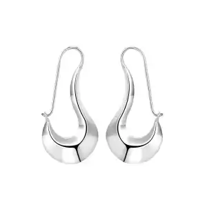 Gümüş Renk Çelik Küpe (Çift)