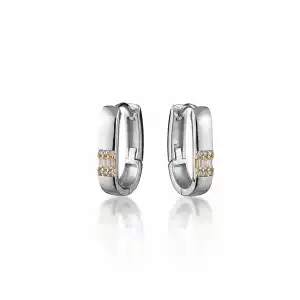 Gümüş Renk Çelik Küpe (Çift)