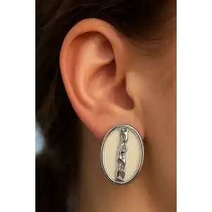 Gümüş Renk Küpe (Çift)