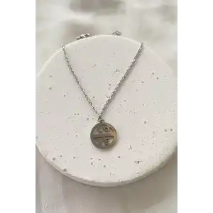 Gümüş Renk Love Yazılı Çelik Halhal